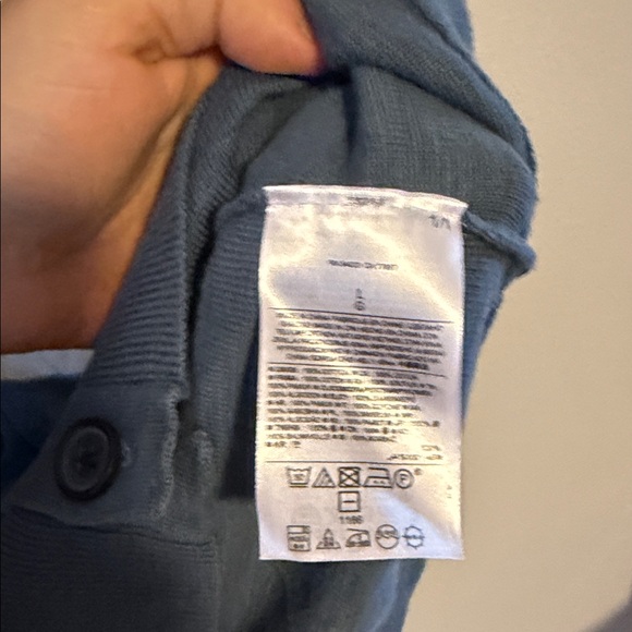 Banana Republic Blue and Cream Cardigan Men’s Size L - Picture 4 of 4